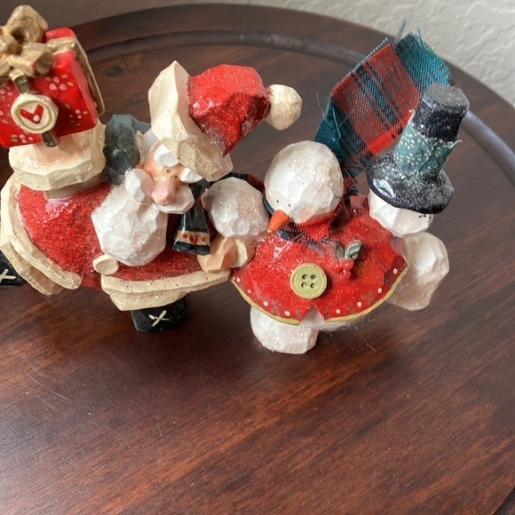 Kurt Adler: Dancing Santa & snowman- Holiday/Christmas/Winter- Decor - Picture 6 of 8